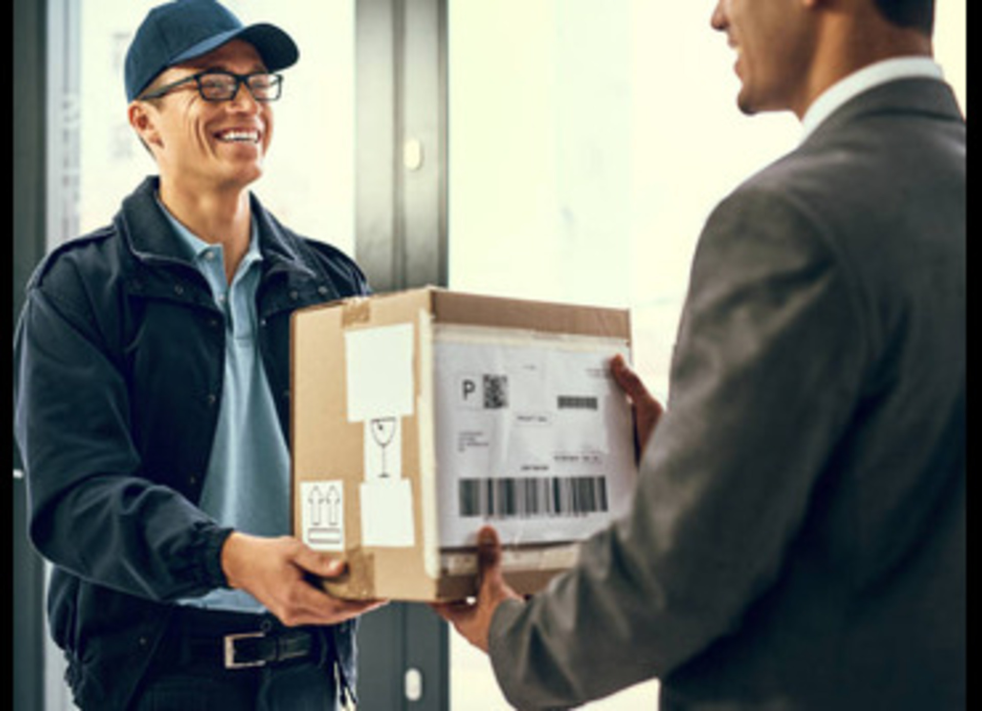 Delivery Man and reciever